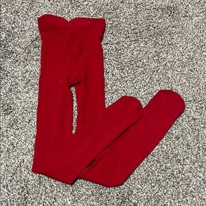 Kids Red Tights